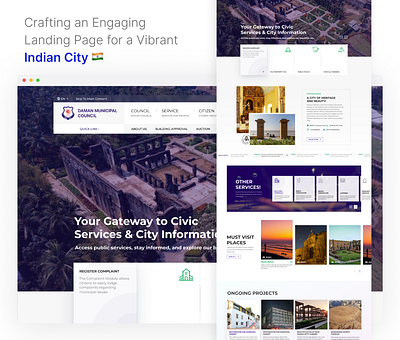 A Digital Journey Through Vibrant City Culture! 🌴 clean page landing landing page landing page ui landingpafe minimal ui ui ui design user interface web ui webpage