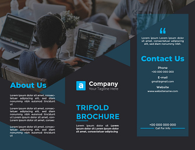 Tri Fold Brochure. advertisement branding brochure design flyer graphic design leflet