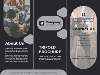 Tri Fold Brochure. advertisement branding brochure design flyer graphic design illustration leflet
