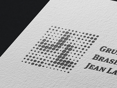 JL logo - Grupo Brasileiro Jean Laplanche bokeh branding freud graphic design halftone jl laplanche logo