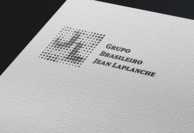 JL logo - Grupo Brasileiro Jean Laplanche bokeh branding freud graphic design halftone jl laplanche logo