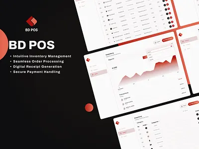 BDpos Inventory Management Dashboard application brading figma graphic design illustrator ui ux web app