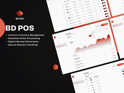 BDpos Inventory Management Dashboard application brading figma graphic design illustrator ui ux web app