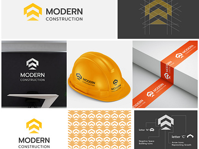 Logo Design for construction company. brand style guide branding construction logo consturction log logo logo design logoicon logomark logotype modern logo real estate logo