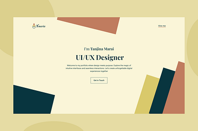 Personal Portfolio design portfolio ui ux web design