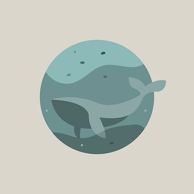 Whale adobe branding design graphic design illustration logo vector