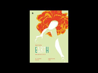 Poster Design ballet design earth earth poster graphic design illustration layout minimal minimalism modern music music poster poster poster art poster design typo typography whitespace