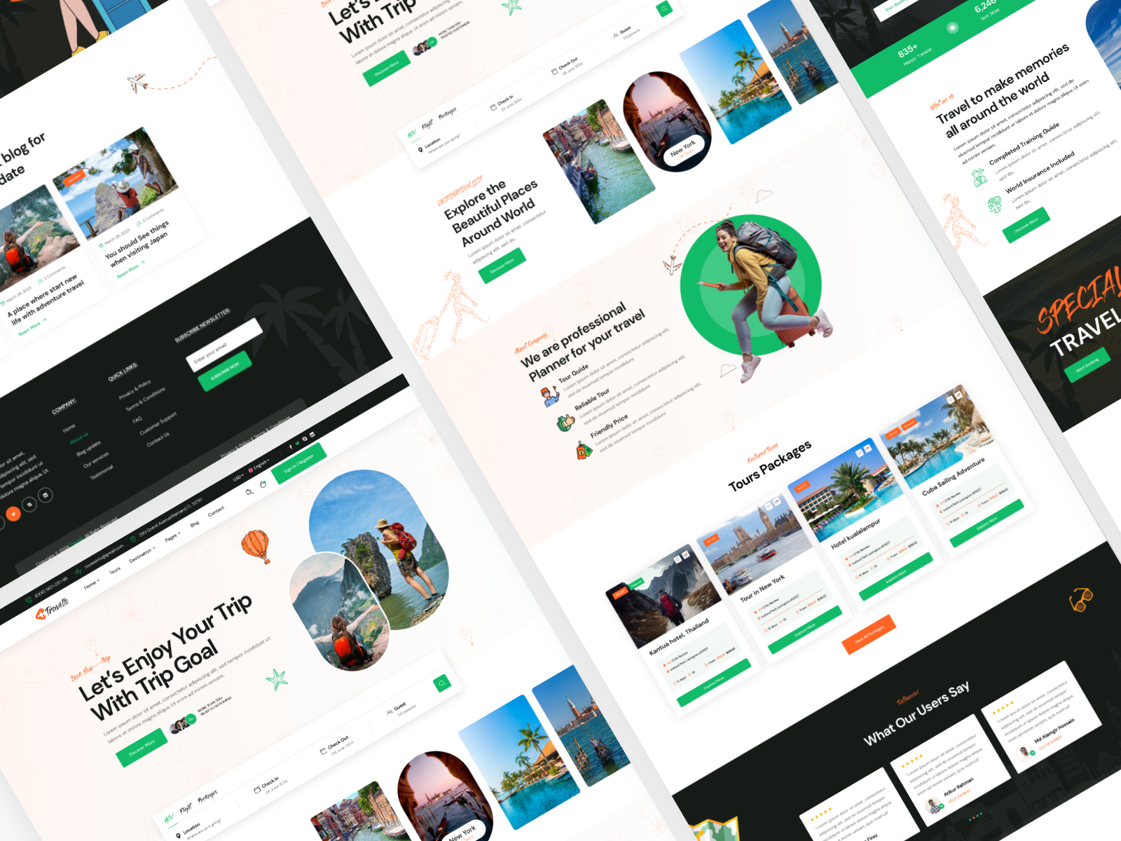 Travello - Travel & Tour Booking landing page by Md. Atikur Rahman ...