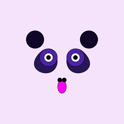 panda logo dailylogochallenge graphic design illustrator logo