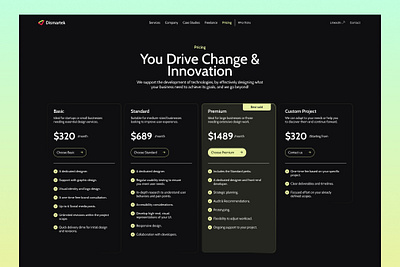 Pricing table - Web design graphic design pricing table ui ux website