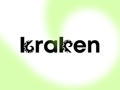 Kraken, logotype wordmark logo design beast clever k kraken letter mark monogram logo logo design logotype mythology negative space ocean octopus scandinavian sea monster smart squid tentacle tentacles underwater wordmark