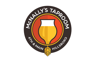 LOGO DESIGN : McNally's Taproom Logo & Collateral branding logo restaurant