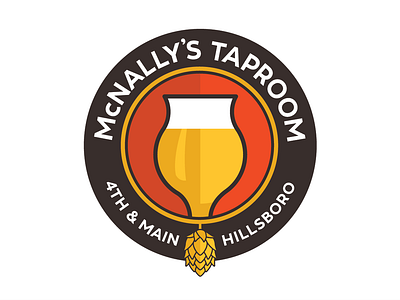 LOGO DESIGN : McNally's Taproom Logo & Collateral branding logo restaurant