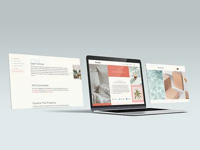 Arrivals Page for The Guild branding design webpage website