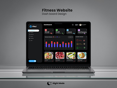 UI-DASHBOARD-FITNESS WEBSITE branding dashboard graphic design iconography illustration logo ui ux visual design