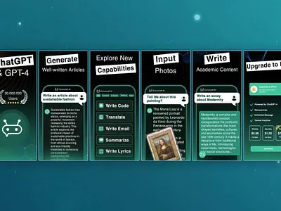 Convocraft AI Chat Bot App app screenshots app store banner app store screenshots play store screenshots