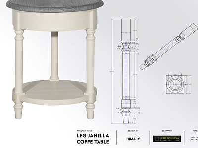 JANELLA COFFE TABLE (LEG) with CNC 4 AXIS 3d cad cam cnc cnc machine graphic graphic design interior design mastercam product design