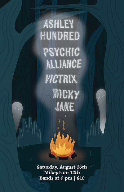 Concert Poster graphic design illustration