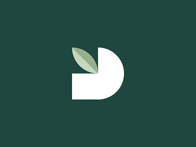 D + Leaf branding d leaf d leaf logo d letter leaves eco floral flower landscape leaf leaves logo logo design mountain nature outdoor plant tree