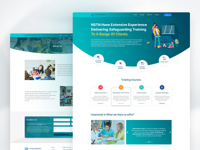 Online Courses - Sharing Platform e learning education home page landing page learning website onlinecourses sharing platform ui design uiux website design