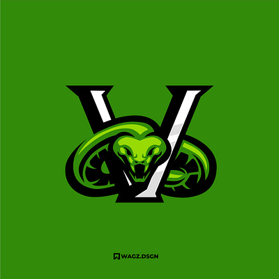 V design graphic design illustration logo mascot mascot logo snake logo vector venom viper viper logo viper logo mascot