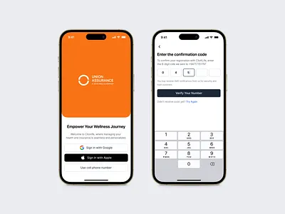 Union Assurance ClickLife Redesign app design clicklife design dribbble figma design fintech insurance insurance app login mobile mobile ui modern design phone redesign responsive design sign up trending ui design ux design visual design