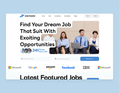 Job Finder Website Design job board website job finder website job finder website design job listing website job portal website design job search website