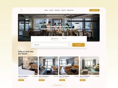 Tan Tower Website ui websitedesign