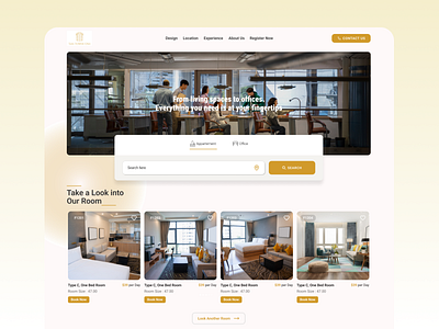 Tan Tower Website ui websitedesign