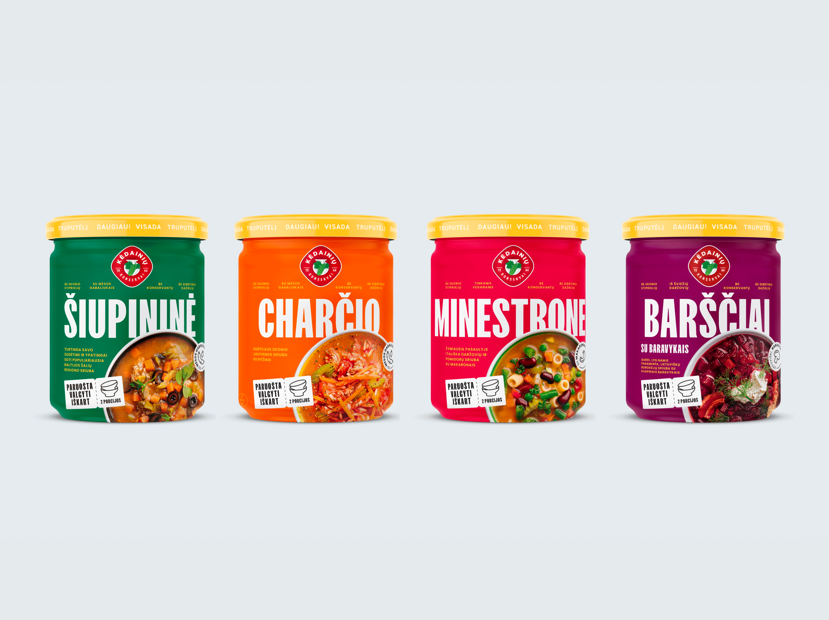 KKF ready-to-eat soups | 02 animation colors design food food package graphic design identity jar logo package design product