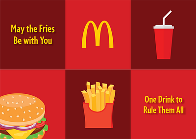 McDonalds FAN MADE Billboard Advertising Campaign Slogans branding design graphic design illustration logo typography vector