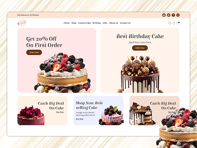 Cake Shop blog website business website design website digitaldesign elementor figma design figma ui design framer website landing page responsivewebdesign saas landing page uiuxdesign userexperience uxresearch webdesign webdevelopment wordpress wordpressdevelopment wordpressplugins wordpressthemes