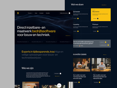 Stooseflow Epic Homepage Concept branding business construction homepage lander landingpage productivity technology ui ux webdesign website