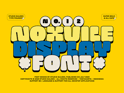 SG Noxvile Display Font bold design display display font font fun graphic design illustration type design typeface typography