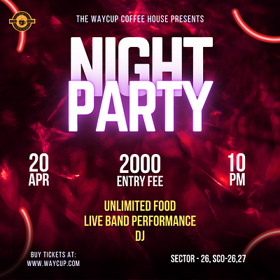 Night Party Posters art brand design branding corporate design graphic design graphics hire illustration motion graphics posters