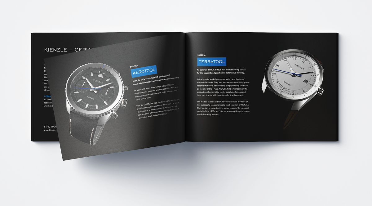 Flyer design for luxury watches black flyer