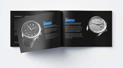 Flyer design for luxury watches black flyer
