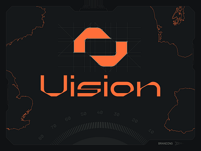 Vision // Branding blacklead blacklead studio brand branding color design digital discover explore font future identity logo planet vision work