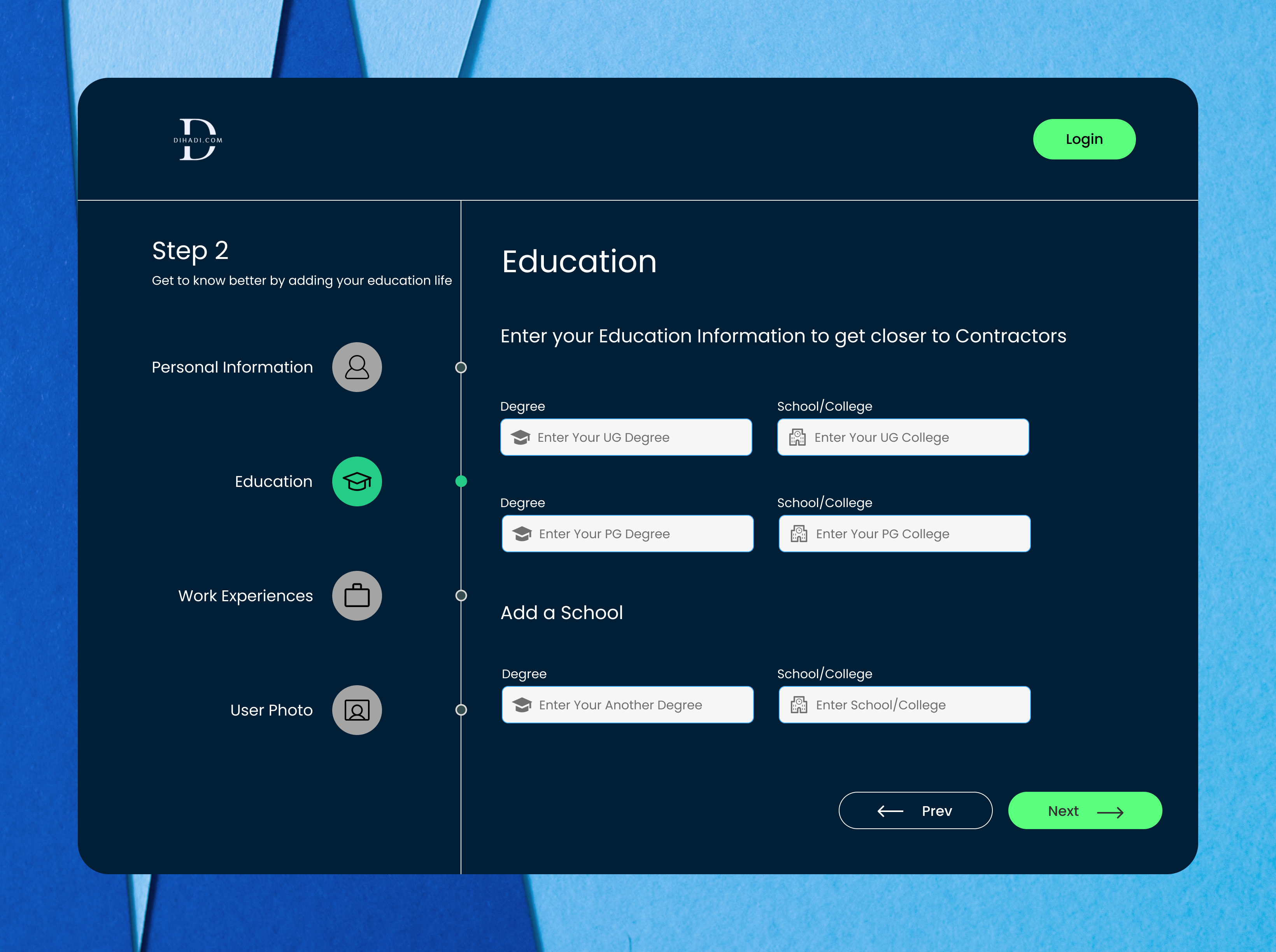Multi-Step Form Design by Priyanshu Thakur on Dribbble