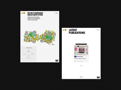 Chipsa / New agency clean design profile site studio ui ux web