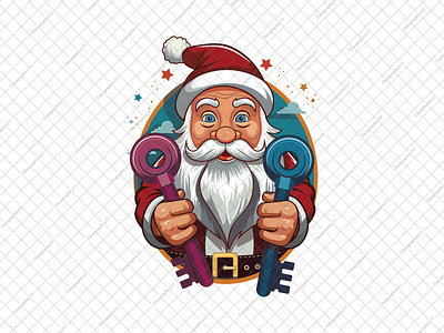 Santa's Magic Keys fairy fantasy festive keys magoc santaclaus tale winter