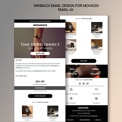 Project Name: Winback Email (Email-01) branding email email design email marketing graphic design klaviyo klaviyo expert marketing