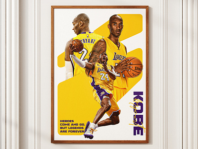 Basketball Poster basketball basketball poster bryant graphic design graphic poster kobe poster poster design sport sport art sport poster