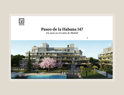 Paseo de la Habana 🌸 building design development madrid real estate promotion ui uniq ux web web design