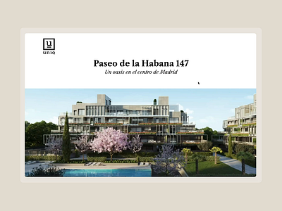Paseo de la Habana 🌸 building design development madrid real estate promotion ui uniq ux web web design