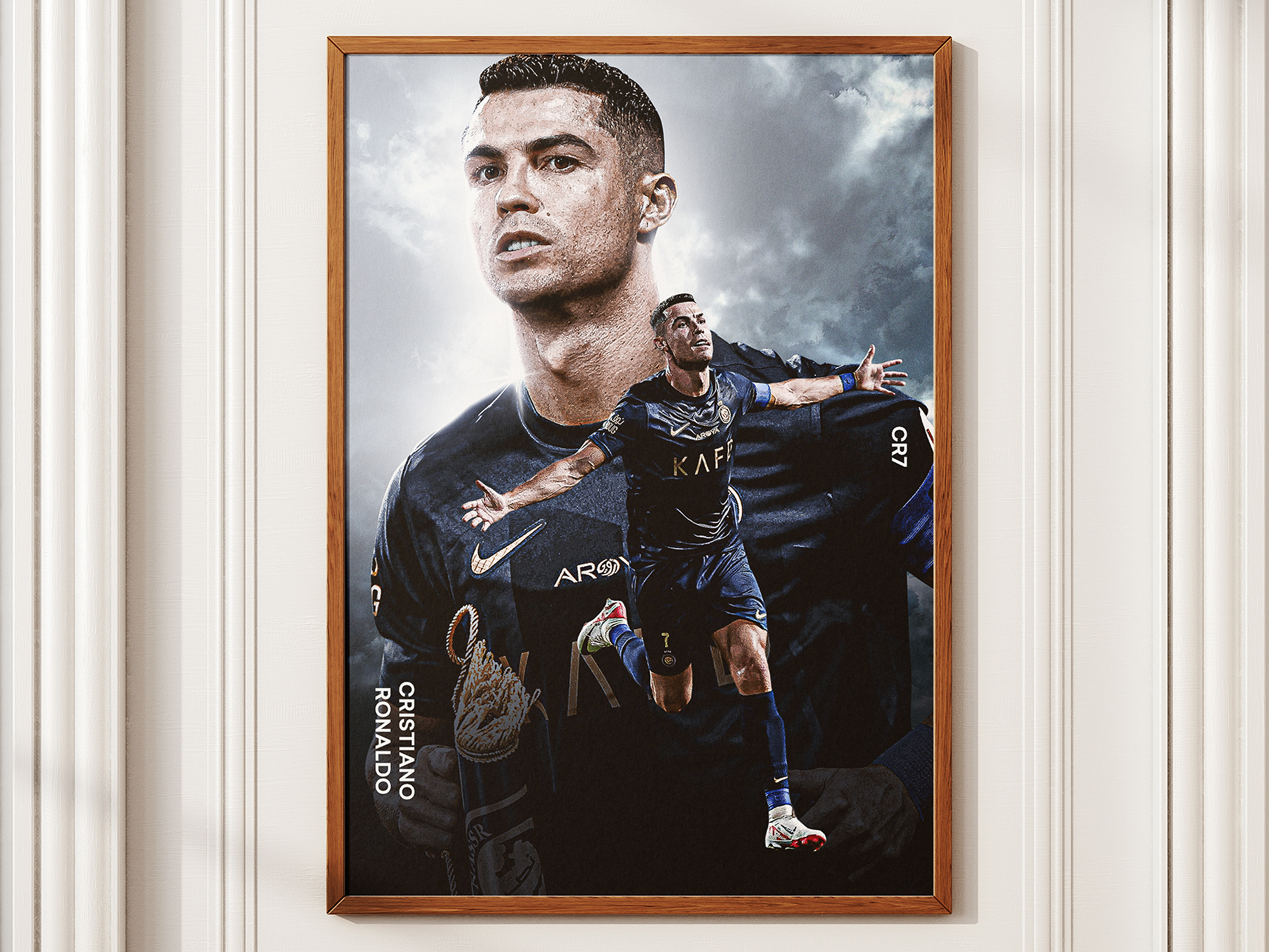 Football Poster cr7 cristiano football poster graphic design graphic poster poster poster design ronaldo sport sport art sport poster