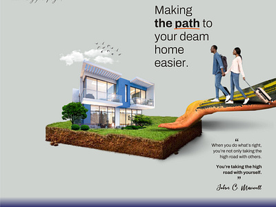Your Dream Home (e-design) akinkunmi babatunde black couple walking couple walking design on real estate hand road manipulated land and building land building manipulation maxwell path to your dream home real design epost real estate e design real estate quote road to your dream home tunecxino zeeamiable properties