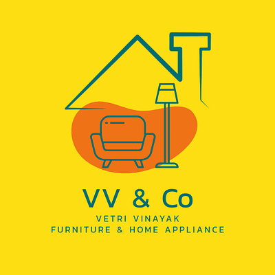 Vetri Vinayak Furniture & Home Appliance branding design illustration logo ui vector