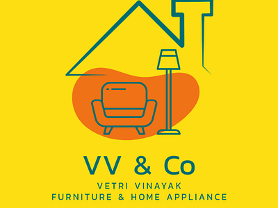 Vetri Vinayak Furniture & Home Appliance branding design illustration logo ui vector