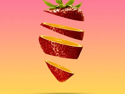 Straberry design graphic design